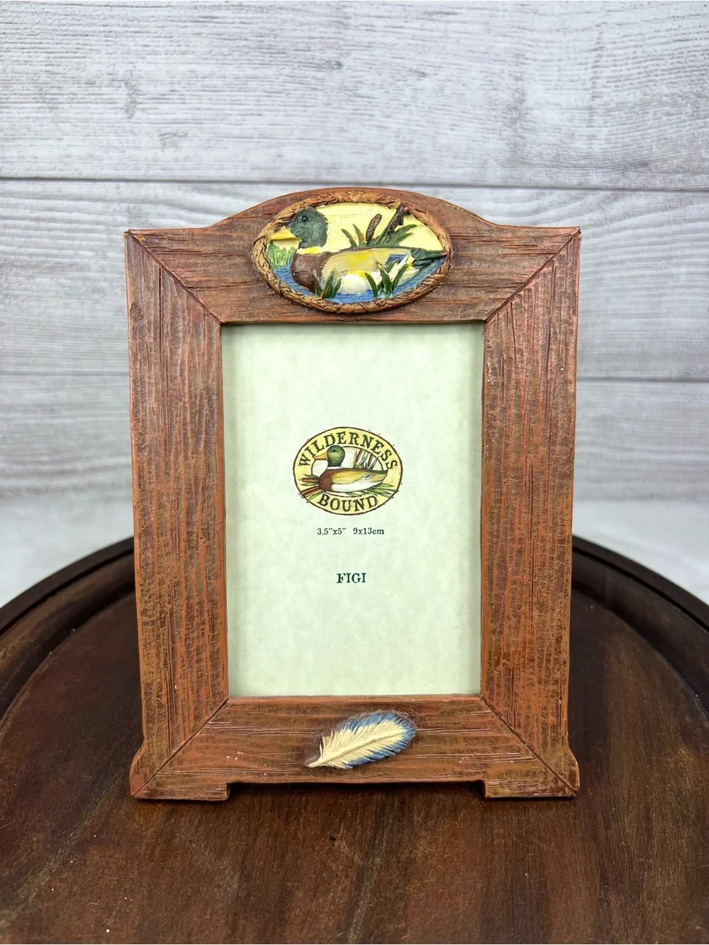 Figi Wilderness Bound Hunting 3D Picture Frame 3.5” W x 5” H Duck Cottagecore